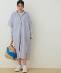 アダムエロペ Adam Et Rope ワンピース ドレス ブルー ネイビー 青色 の通販 Magaseek