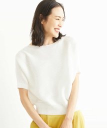 MICHEL KLEIN(ミッシェルクラン)/【ドラマ着用/WEB限定カラー/洗える】ホールガーメント(R)ドルマンスリーブニット/ホワイト