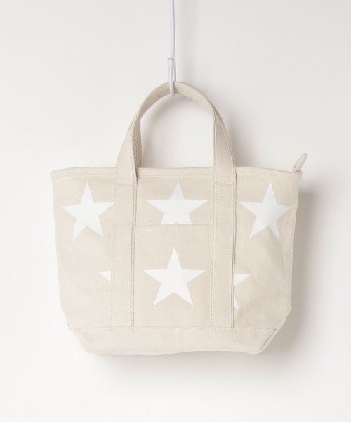 MAISON mou(メゾンムー)/【CONVERSE/コンバース】S size STAR Print Tote Bag(mini)/スタープリントバッグ/オフホワイト