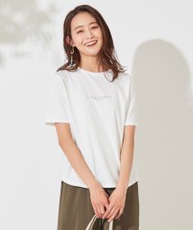 any SiS L(エニスィス（大きいサイズ）)/バックプリント Tシャツ/オフホワイト
