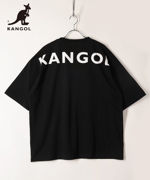 KANGOL(KANGOL)/【KANGOL】 カンゴール ブランドロゴ バックプリント 半袖 Tシャツ/ブラック