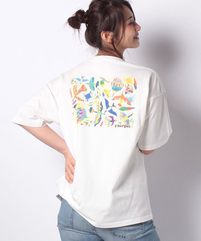 セール 50 Off Frapbois 田室綾乃 クレパス Tシャツ フラボア Frapbois Magaseek
