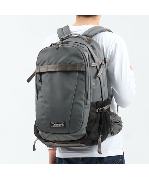 Coleman(Coleman)/【公認販売店】 コールマン リュック Coleman エスリア 30 バッグ アウトドア キャンプ 通学 大容量 30L A4 B4 撥水 軽量/ダークグレー