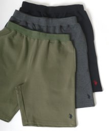 LAZAR(ラザル)/【Lazar】U.S. POLO ASSN./ユーエスポロアッスン スウェット ショートパンツ/ハーフパンツ/ショーツ/ルームウェア/オリーブ