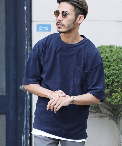 マイクロパイルbigタンクトップアンサンブル アンサンブル Tシャツ メンズ ティーシャツ 半袖 カットソー タンクトップ タンク レイヤード 重ね着 トッ ジギーズショップ Jiggys Shop Magaseek