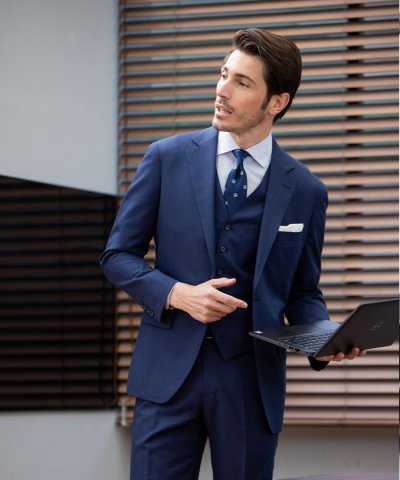 【DORMEUIL】AMADEUS+抗菌撥水 セットアップジャケット