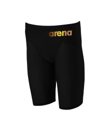 arena (アリーナ)/【WA承認】【MF】アルティメットアクアフォースX MF ジュニアハーフスパッツ/ブラック×ゴールド
