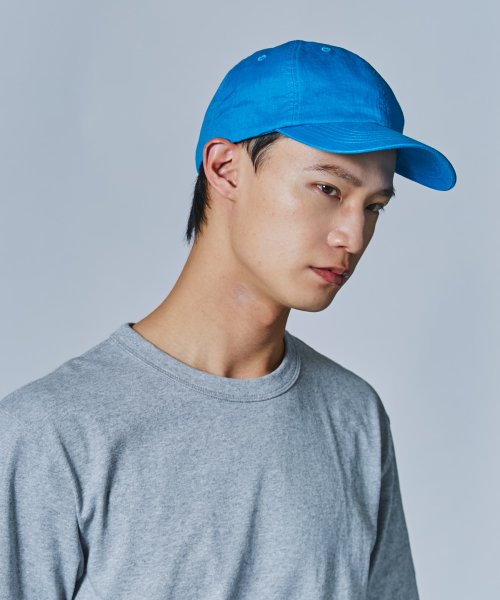 OVERRIDE(OVERRIDE)/OVERRIDE LINEN BASIC CAP/ブルー