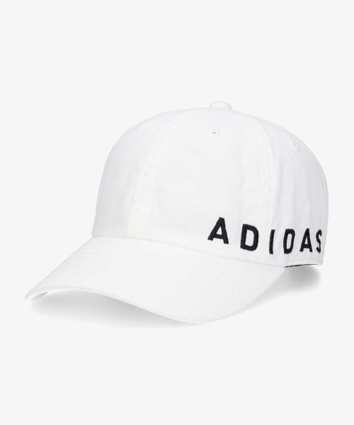 Adidas(アディダス)/adidas LINEAR ORGANIC COTTON CAP/ホワイト