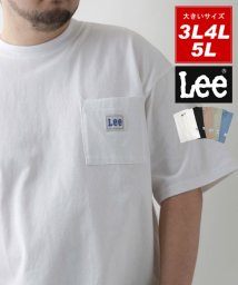 MARUKAWA(大きいサイズのマルカワ)/【Lee】リー Tシャツ 大きいサイズ 無地 半袖 ポケット 付き ティーシャツ ポケットTシャツ ポケットT ポケT アメカジ カジュアル メンズ/ホワイト