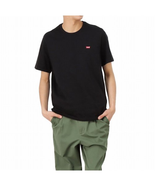 MAC HOUSE(men)(マックハウス（メンズ）)/Levi&#039;s リーバイス ワンポイント半袖Tシャツ 56605/ブラック