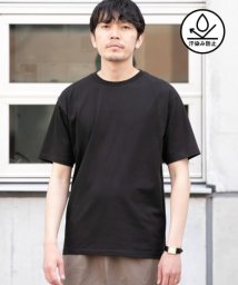 URBAN RESEARCH ROSSO(URBAN　RESEARCH　ROSSO（MEN）)/汗染み防止クルーネックTシャツ/BLACK