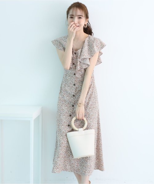 美人百花6月号掲載 ラッフルカラーフラワーワンピース リランドチュール Rirandture Magaseek 美人百花6月号掲載 ラッフルカラーフラワーワンピース リランドチュール Rirandture Magaseek