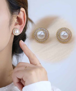 shoppinggo/ピアス パール スタッドピアス パールピアス 直結ピアス シンプル かわいい 結婚式 おしゃれ オフィス 人気アクセサリー/504017974