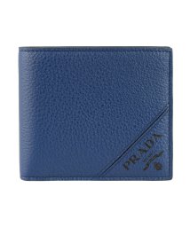 PRADA/【PRADA(プラダ)】PRADA プラダ 二つ折り財布 札入れ メンズ アウトレット 2mo513vigt－blue－zz/504018196