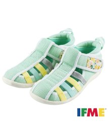 BRANSHES(ブランシェス)/IFME/イフミーコラボ花柄キッズウォーターシューズ サンダル 男の子 女の子 水陸両用/ライトグリーン