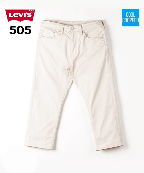 Levi's】 リーバイス 505 COOLMAX カラークロップド 
