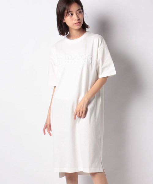 セール 50 Off Outdoorproducts エンボスロゴ ワンピース 凹凸 立体ロゴ ジーンズメイト Jeans Mate Magaseek