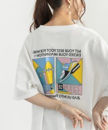 Rocky Monroe(ロッキーモンロー)/プリントT 半袖 メンズ レディース カジュアル ストリート Tシャツ イラスト ホワイト ブラック ビッグシルエット ドロップショルダー スニーカー スケボー/ホワイト系3