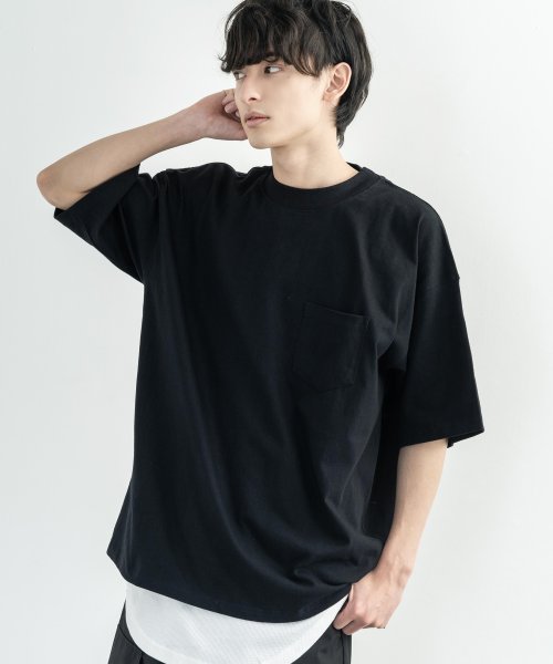 セール ビッグt タンクトップ メンズ アンサンブル 半袖 Tシャツ カットソー インナー カジュアル きれいめ シンプル ビッグシルエット オーバーサイズ 無地 ワッ ロッキーモンロー Rocky Monroe Magaseek