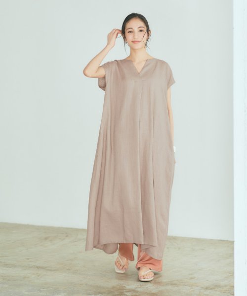 フレンチスリーブスキッパーリラックスワンピース ティティベイト Titivate Magaseek フレンチスリーブスキッパーリラックスワンピース ティティベイト Titivate Magaseek