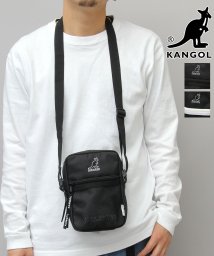 AMS SELECT(エーエムエスセレクト)/KANGOL / カンゴール / メッシュポケット 縦型 ミニショルダーバッグ/ブラック