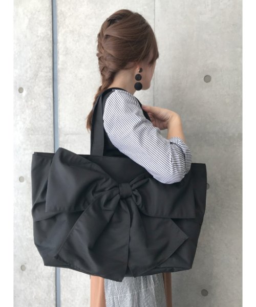 ラップリボンビッグトートバッグ ピンクトリック Pink Trick Magaseek