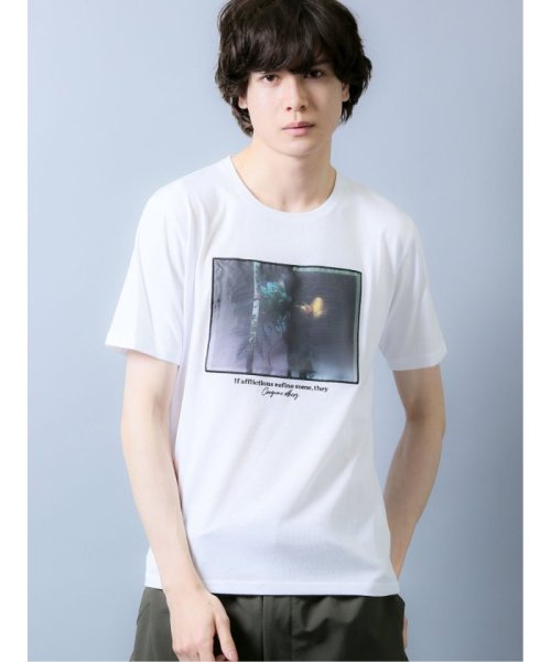 フォトグラフィック クルーネック半袖tシャツ セマンティックデザイン Semanticdesign Magaseek