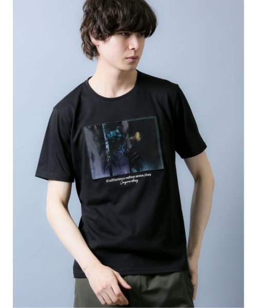 セール フォトグラフィック クルーネック半袖tシャツ セマンティックデザイン Semanticdesign Magaseek