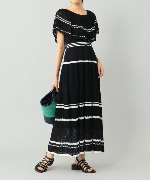 バイカラーレーシーニットワンピース レディースファッション 阪急百貨店公式通販 Hankyu Fashion