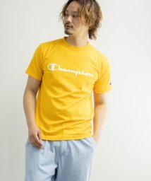 Nylaus(ナイラス)/Champion C3－RS308 C VAPOR ロゴプリント 半袖 Tシャツ/マスタード