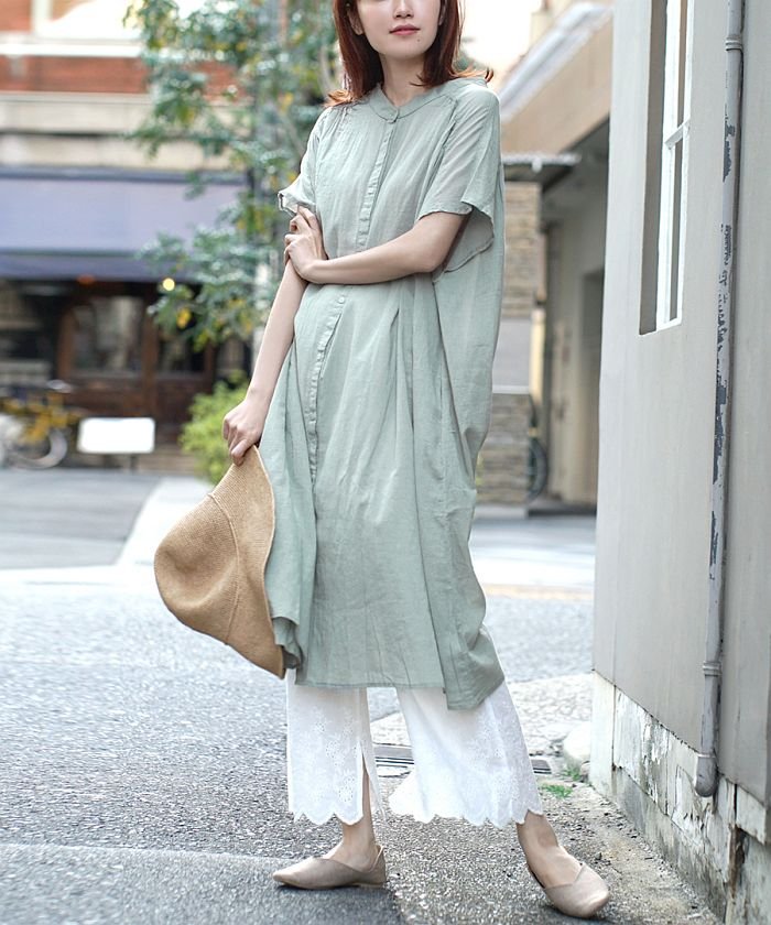 セール 7 Off コットンガーゼ ロングシャツワンピース ズーティー Zootie Magaseek