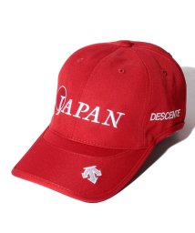 DESCENTE GOLF(デサントゴルフ)/【ナショナルチームモデル】JAPANロゴキャップ【アウトレット】/レッド