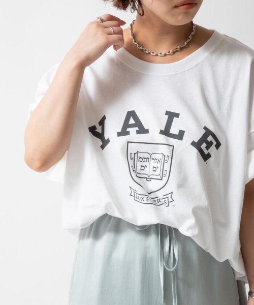 NOLLEY’S(ノーリーズ)/【WEB限定カラーあり】UCLA/YALE Tシャツ（ユニセックス）/ホワイト系その他4