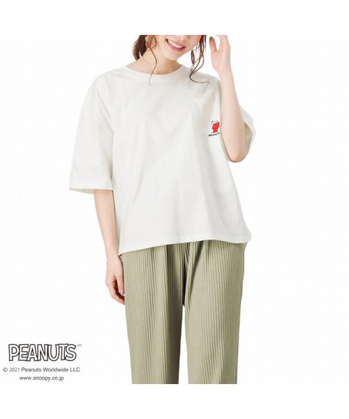 Peanuts ポケット付きワイドtシャツ マックハウス レディース Mac House Women Magaseek Peanuts ポケット付きワイドtシャツ マックハウス レディース Mac House Women Magaseek