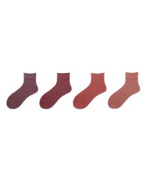 aimoha(aimoha（アイモハ）)/靴下 4カラー セット/ピンク