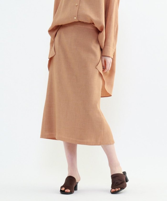 公式日本版 レディース ライトオレンジ 466 シャンブレーボイルバックフレアスカート インディヴィ セール開催中 Indivi 50 Off So7kb370 40 L 包装無料 Www Tiendaofertas365 Com