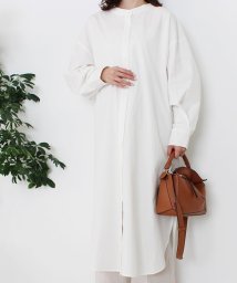 MODE ROBE/ノーカラーシャツワンピース/504023186