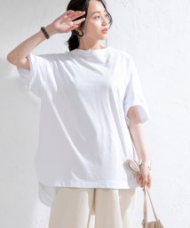 coen(coen)/【WEB限定復刻】天竺ラウンドビッグTシャツ#/OFFWHITE