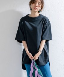 coen(coen)/【WEB限定復刻】天竺ラウンドビッグTシャツ#/DKGRAY