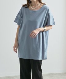 Fizz(フィズ)/【2021新作】ビッグシルエットベーシックTシャツ【3サイズ展開】mitis SS 半袖　オーバーサイズ/ブルー