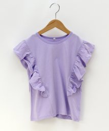 chil2(チルツー)/シルエットバリ半袖Tシャツ/ラベンダー