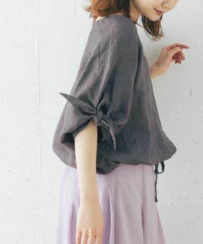 URBAN RESEARCH ROSSO／【WEB/一部店舗限定】リボンスリーブプルオーバー／504024439