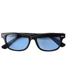 LUXSTYLE(ラグスタイル)/スクエアサングラス/サングラス メンズ レディース グラサン スクエア 眼鏡 伊達眼鏡/ブラック系2