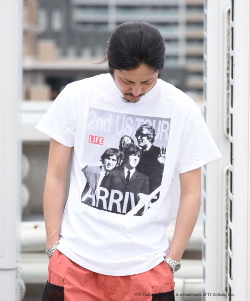 セール Ships Life Magazine フォトプリント Tシャツ シップス メン Ships Men Magaseek