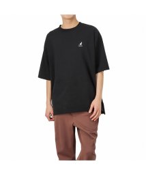 MAC HOUSE(men)(マックハウス（メンズ）)/KANGOL カンゴール バックロゴプリントTシャツ KPMC－10169－Z/ブラック