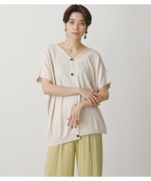 AZUL by moussy(アズールバイマウジー)/2WAY LOOSE KNIT/L/BEG1