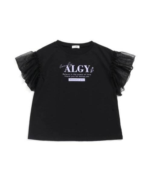 ALGY(アルジー)/シアースリーブT/ブラック