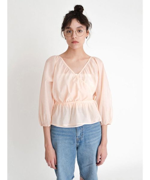 Levi's(リーバイス)/DELILAH WRAP TOP SCALLOP SHELL/NEUTRALS