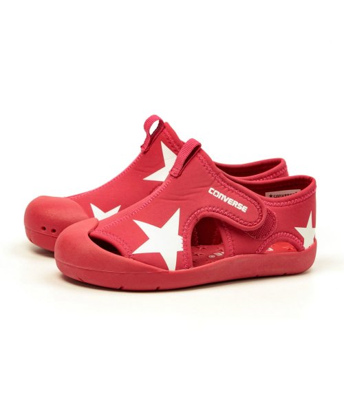 セール コンバース Converse キッズ Cvスター サンダル マジックテープ 速乾 子供 ツインベルト 両開き シューズ Co Kidscvstsatb コンバース Converse Magaseek